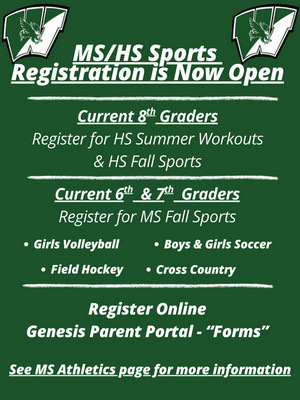 Register Now for Fall Sports